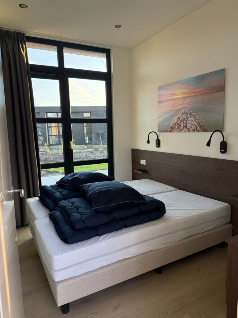 Schlafzimmer der Villa Meerzicht in Workum